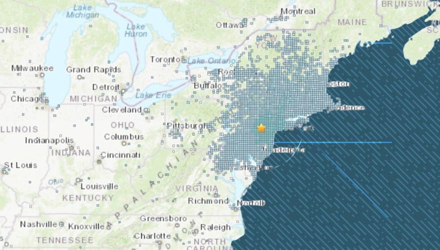 New Jersey Earthquake's Shockwaves Were Felt by an Estimated 42 Million People