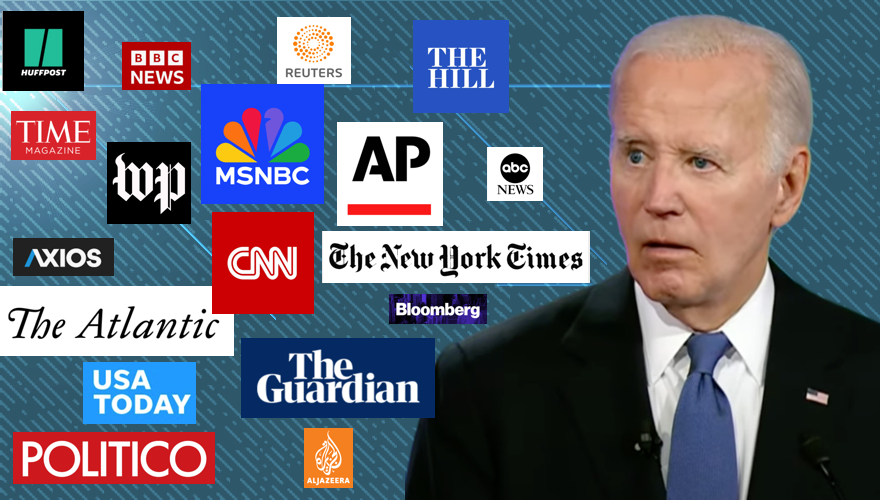 Corporate Press Unanimous: Biden’s ‘Disastrous’ Debate Performance Induced ‘Panic’ for Democrats