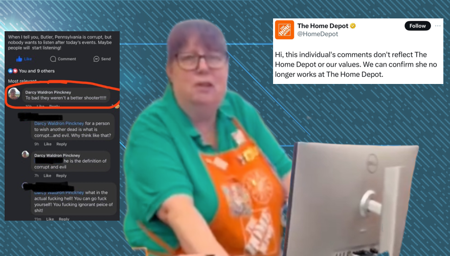 Pundits Divided Over Former Home Depot Employee’s Fate After Comments Supporting Trump’s Assassination