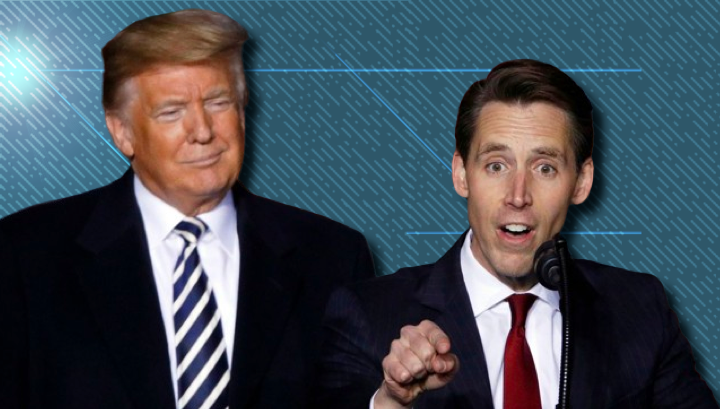 Sen. Hawley Endorses Trump for Re-Election In 2024