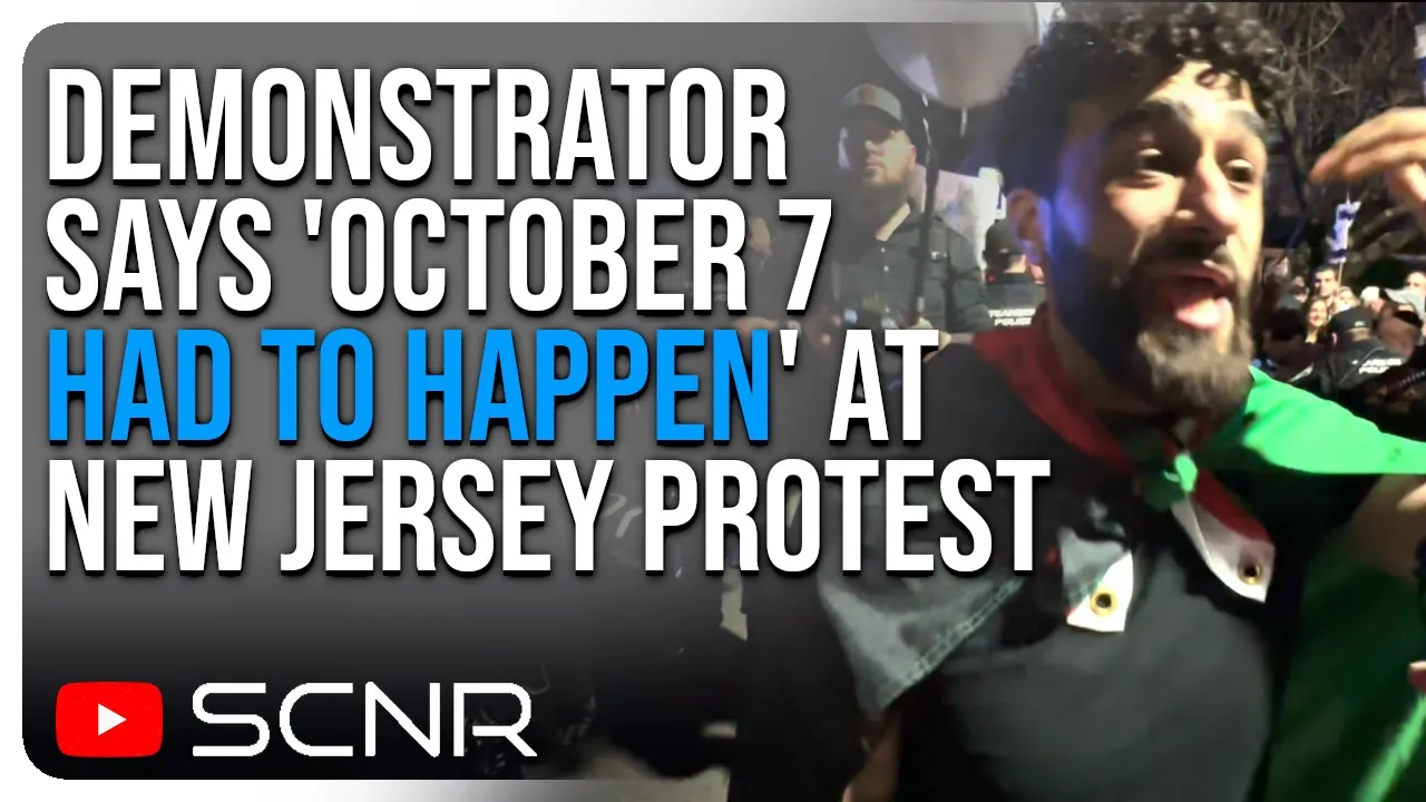 Demonstrator Says October 7 HAD TO HAPPEN' at New Jersey Protest| SCNR