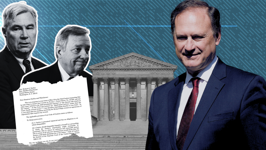 Supreme Court Justice Alito Rejects Calls for Recusal Over Flags Displayed Outside His Home