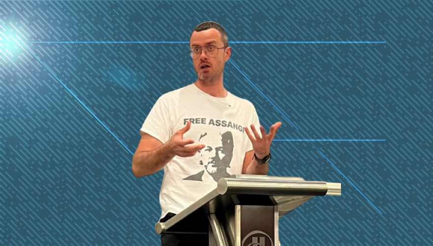 Gabriel Shipton Gives Update on Brother Julian Assange at Libertarian National Convention