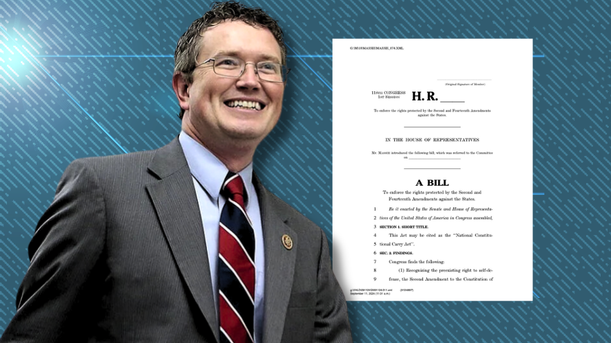 Rep. Massie Introduces National Constitutional Carry Act to Expand Gun Rights Nationwide