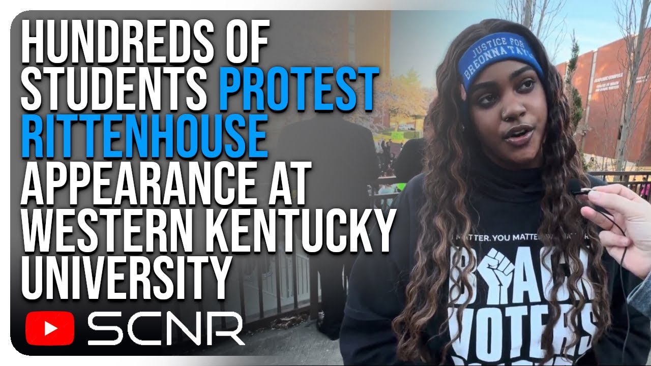 Hundreds of Students PROTEST RITTENHOUSE at Western Kentucky University | SCNR