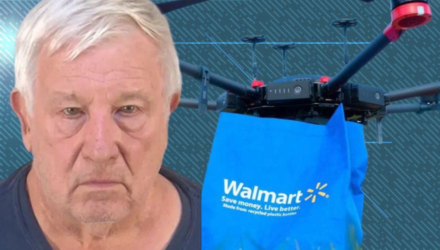 Elderly Florida Man Arrested for Shooting Down and Destroying Walmart Delivery Drone