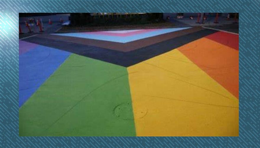 Washington Teens Face Ten Years in Prison for Leaving Skid Marks on LGBTQ Rainbow Road Mural with Scooters
