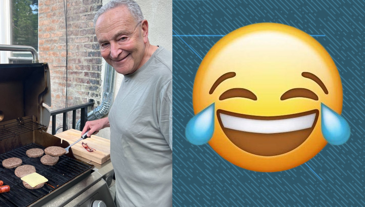 'Father's Day Heaven!': Schumer Posts, Deletes Photo Of Him Grilling Undercooked Burgers With Cheese