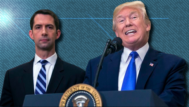 Sen. Cotton Endorses Trump For Re-Election