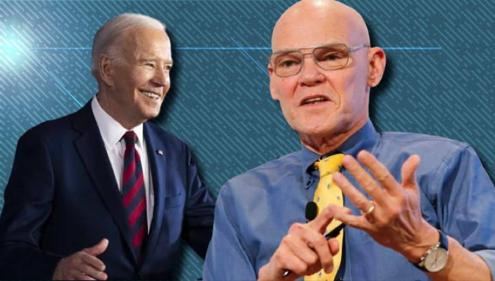 James Carville Says Biden's Polling Is 'Like Walking In On Your Grandma Naked'