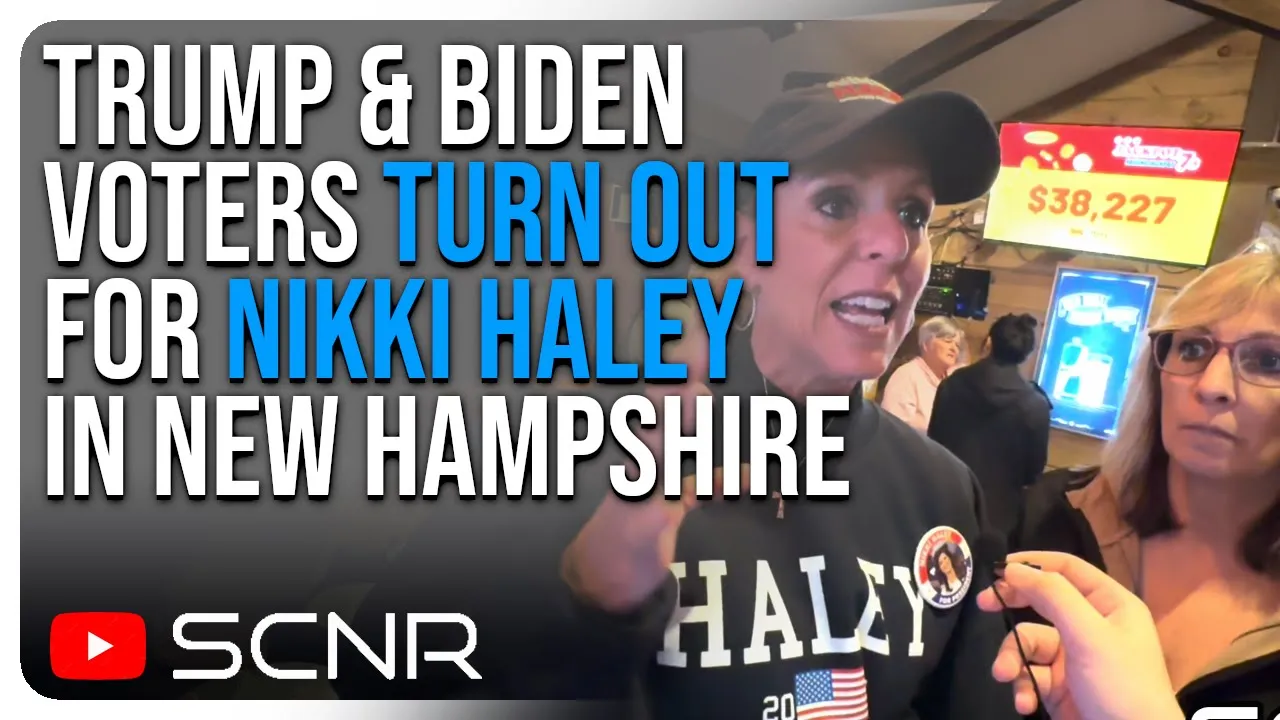 Trump & Biden Voters Turn Out for Nikki Haley in New Hampshire | SCNR