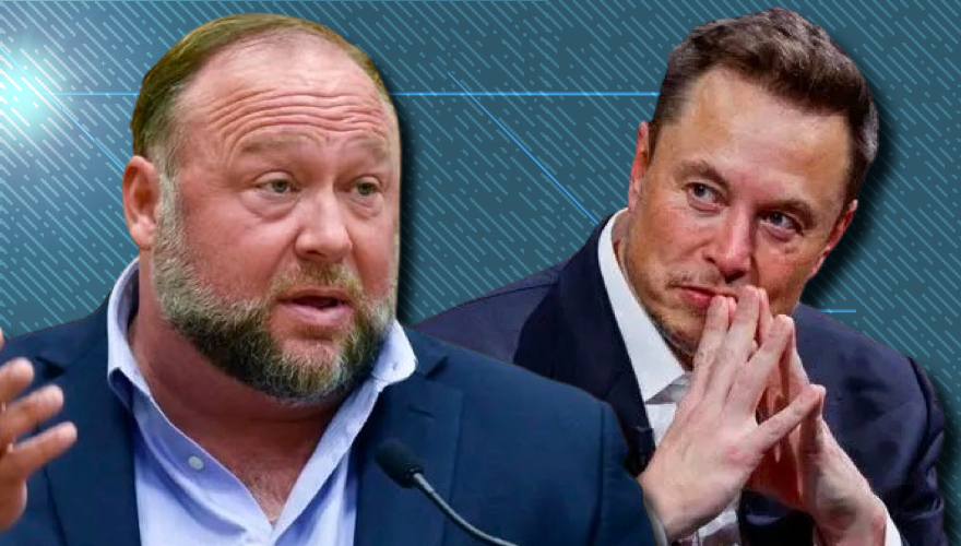 Alex Jones Says X Would ‘Probably Shut Down’ If Musk Allowed Him to Return