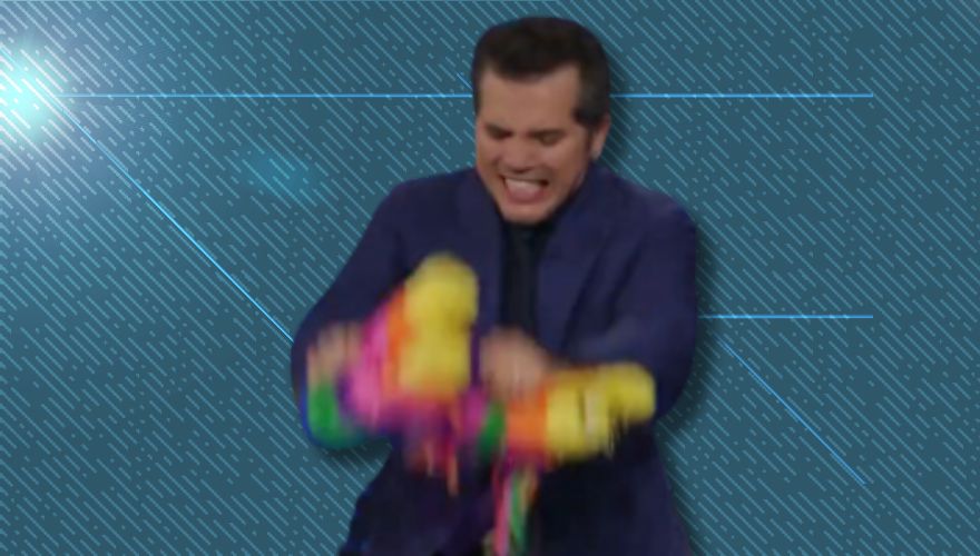 WATCH: Actor John Leguizamo Smashes a Piñata with His Fists While Whining That Trump is Winning Over Latino Voters