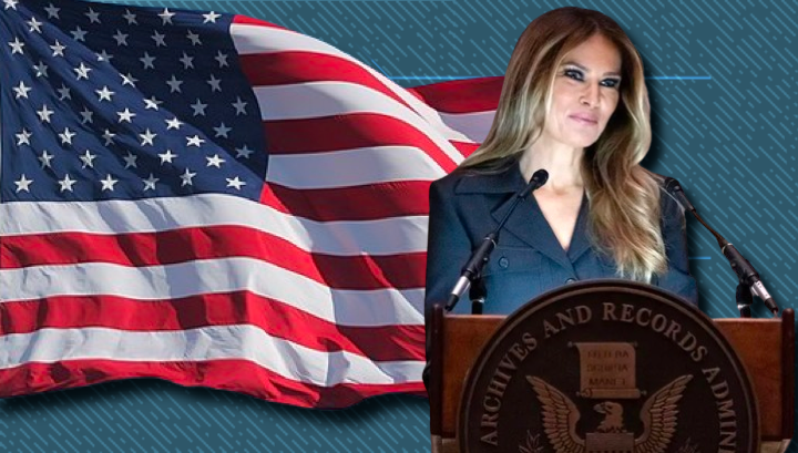 Melania Trump Speaks at Naturalization Ceremony