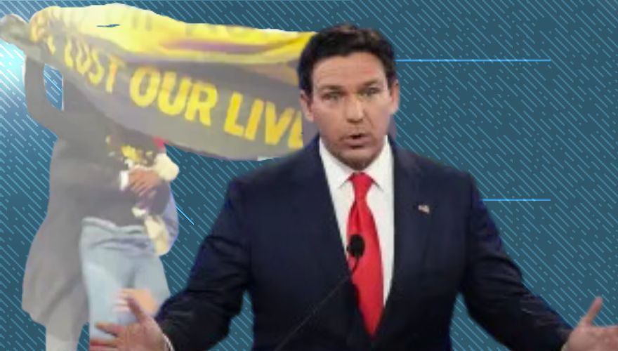DeSantis Town Hall Disrupted by Climate Protesters (VIDEO)