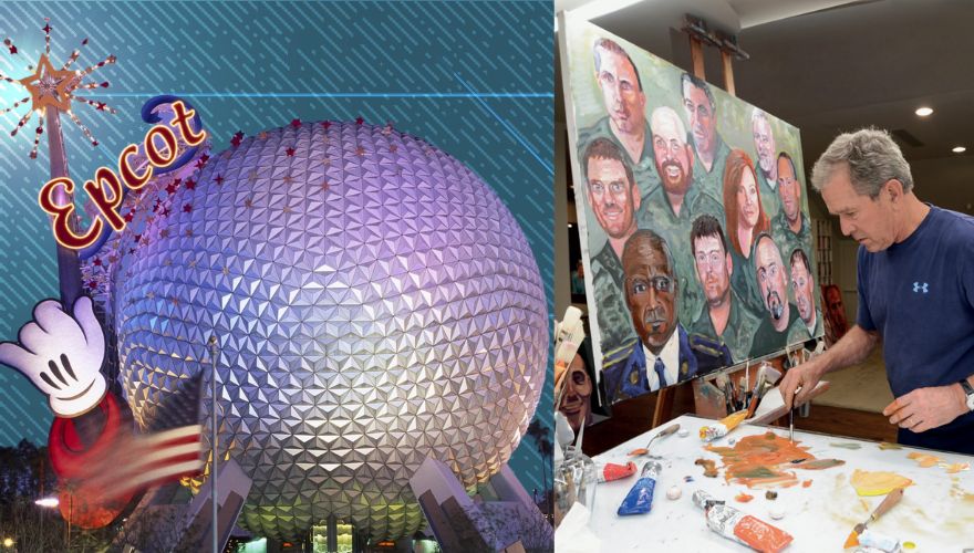 Disney World to Exhibit More Than 60 of George W. Bush's Paintings