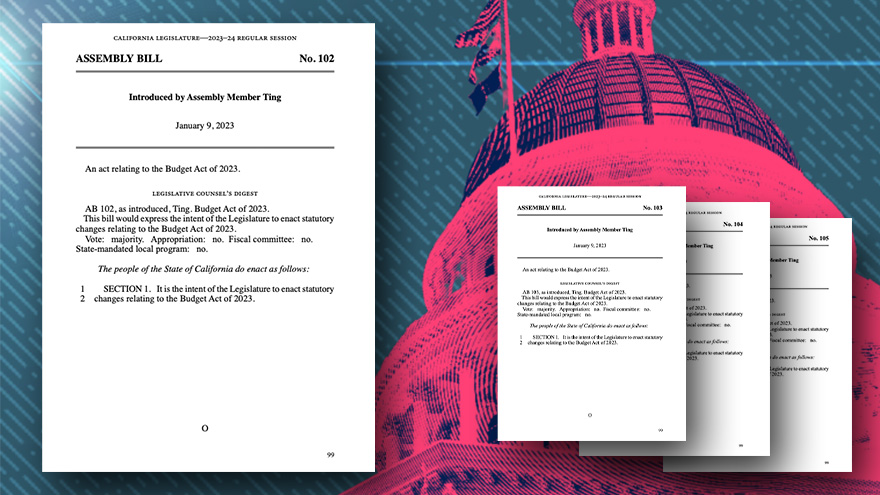 California Lawmakers Are Passing Blank Bills, Avoiding Public Scrutiny of Budget Proposals