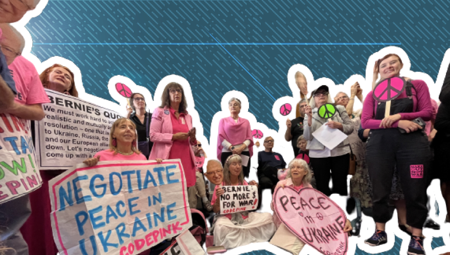 CODEPINK Activists Arrested After Staging Sit-In Inside Bernie Sander's D.C. Office