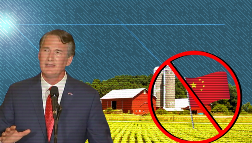 Law Prohibiting China from Buying Farmland Sent to Virginia Governor Glenn Youngkin