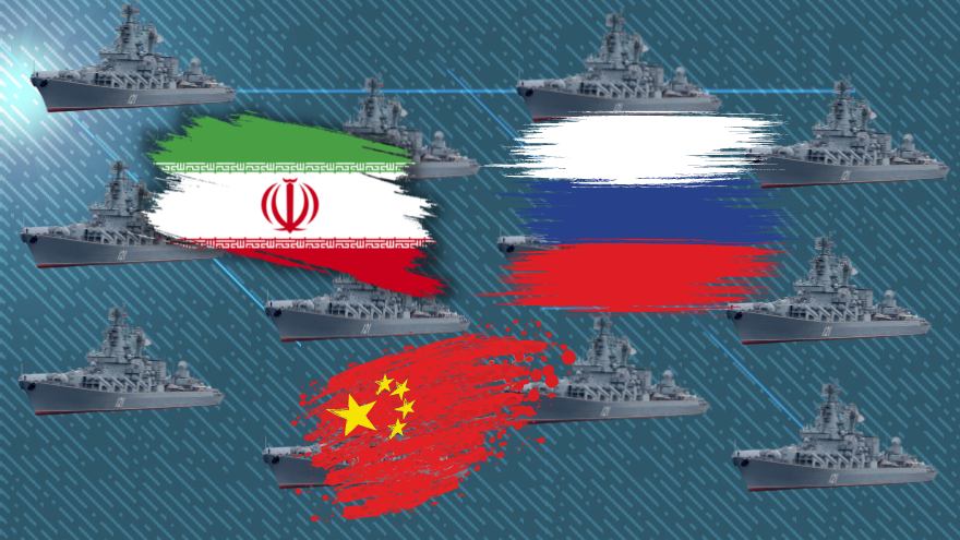 China, Russia, Iran Hold Joint Military Drills In Gulf of Oman