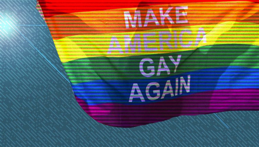 Woman Facing Multiple Hate Crime Charges for Allegedly Setting Fire to 'Make America Gay Again' Flag in Manhattan