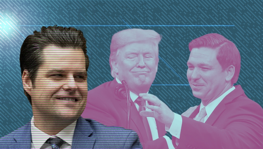 Rep. Matt Gaetz Says Trump-DeSantis Ticket 'Would Be Terrific'