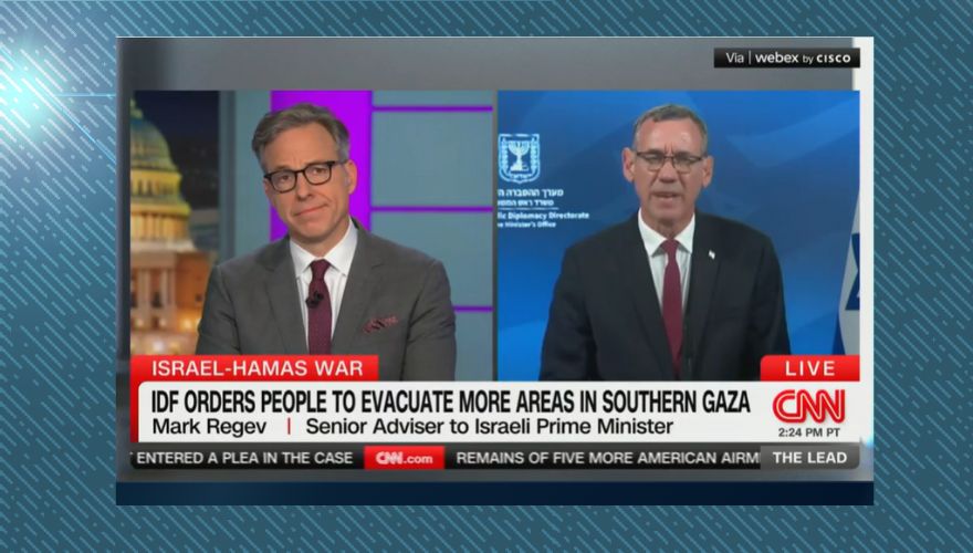 WATCH: Jake Tapper Confronts Israeli Official After Nine Members of CNN Producer’s Family Killed in Bombing