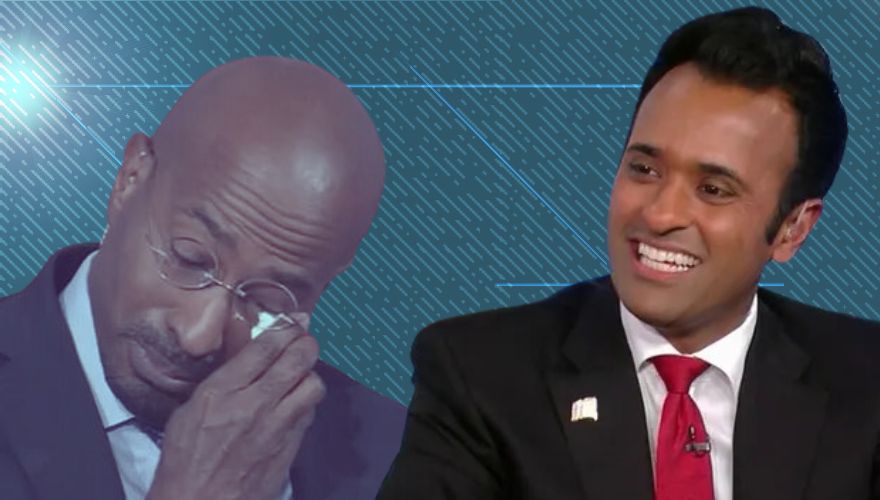 They're Afraid: CNN's Van Jones Says He Was 'Shaking' Listening to Vivek Ramaswamy Speak